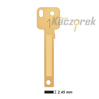 X-Key 001 - klucz do kalibracji gr. 2.45 mm
